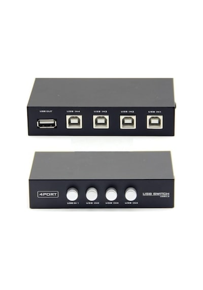 4569 Yazıcı Printer Switch Çoklayıcı Çoğaltıcı 4 Port