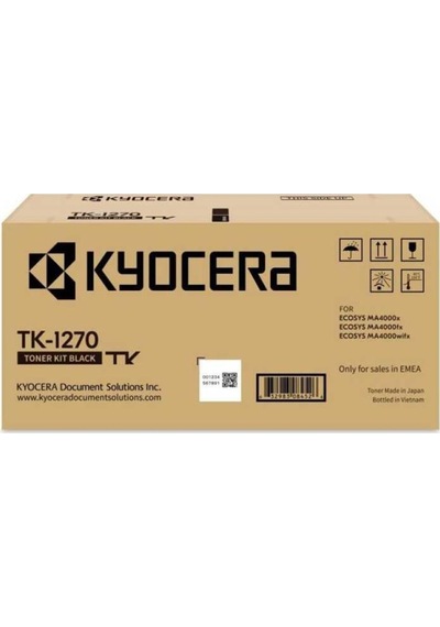 Kyocera Tk-1270  Fotokopi Toneri Ecosys Ma4000x -ma4000fx -ma4000wifx 10.000 Sayfa