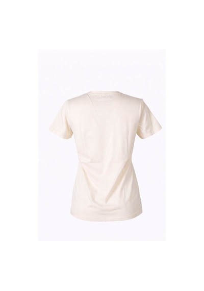 Trender Tablo Bask Bej Kadın T-shirt 26yl71595003 Bej