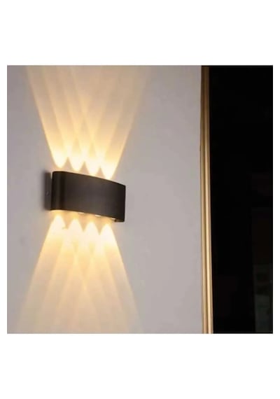 Ct-8013 15w Kapri Led Aplik Dış Mekan Gün Işığı Siyah