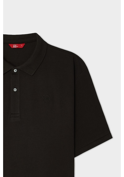 D'S Damat Ds Damat Regular Fit Acı Kahve %100 Pamuklu Uzun Ömürlü Kıvrılmaz Polo Yaka Nakışlı T-shirt 4hc14ort51000 10251095