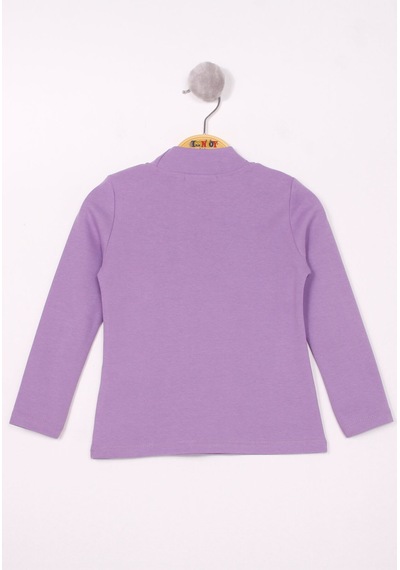 Toontoy Kız Çocuk Tnty Nakışlı Sweatshirt Lila