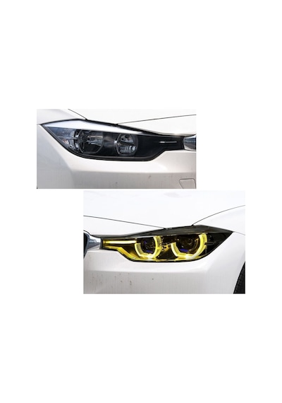 Autogp Bmw F30 Ön Far Lambası Ledi Lci Model Yellow Drl Halogen Uyumlu 2012 / 2018