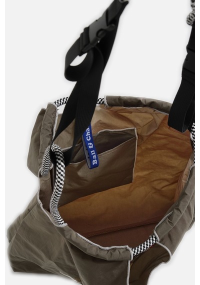 K&s Orta Boy Desenli Tote Çanta Bej