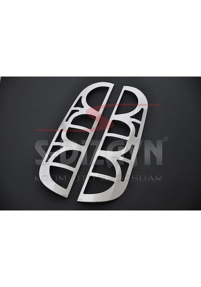 S-Dizayn Fiat Doblo Krom Stop Çerçevesi 2 Prç 2006-2010