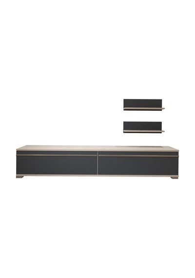 Decoraktiv Eko 4 Mdf Std Tv Ünitesi Tv Sehpası Beyaz - Antrasit