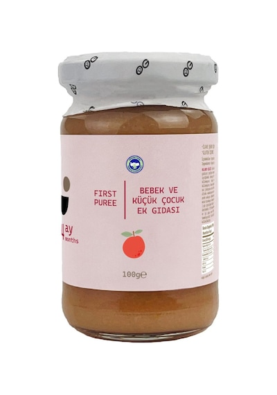 Organik Şeftali Püresi 100 G +4 Ay
