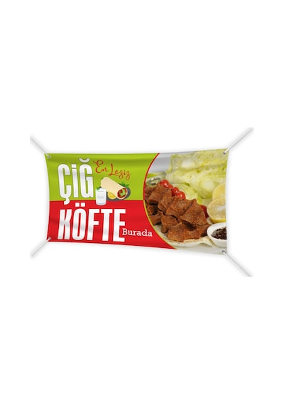 Çiğköfte 50x100cm Branda Pankart