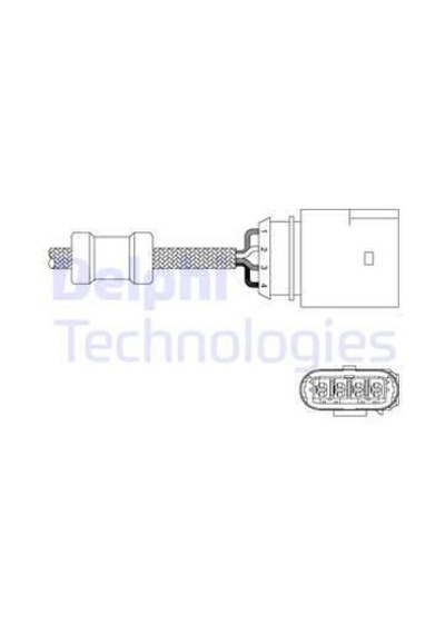 Delphi Lambda Oksijen Sensörü A3 A4 A6 1.8t Cordoba Toledo Fabia Bora Golf Iv Caddy Es20348-12b1 Delphı Es20348-12b1