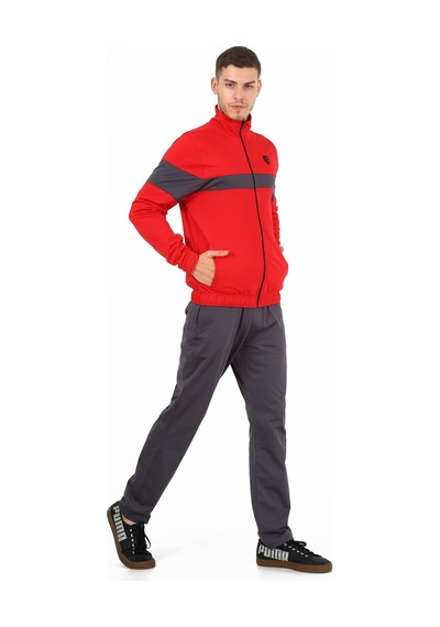 Sportonex So22f031 Academy Poly Suit Erkek Spor Ceket Kırmızı