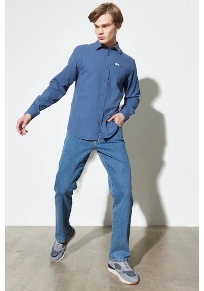 Wrangler Erkek Kot Pantolon W121HR36B 408 LACİVERT Lacivert