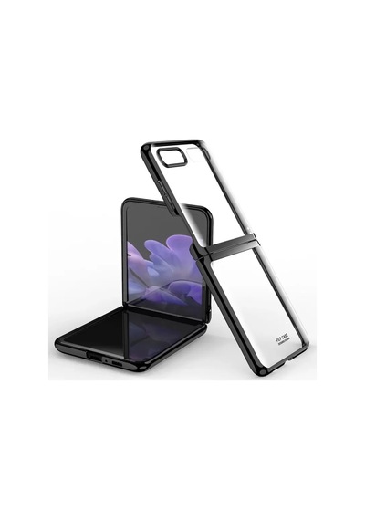 Newface Samsung Galaxy Z Flip 4 Kılıf Fold Element Kapak - Siyah