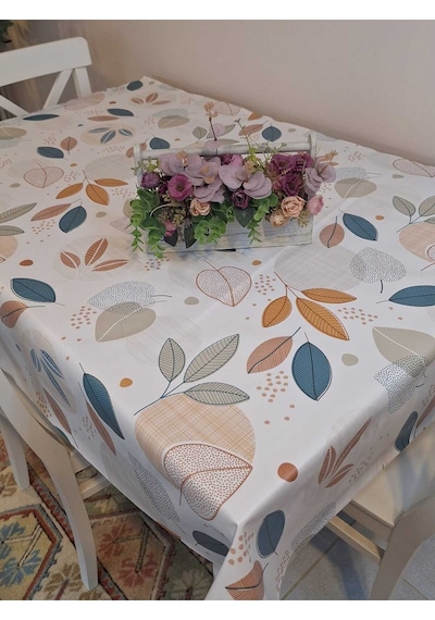 Elyaflı Pvc Masa Örtüsü Modern, Dayanıklı, Silinebilir Ve Şık Görünüm 01fnt8279 Çok Renkli