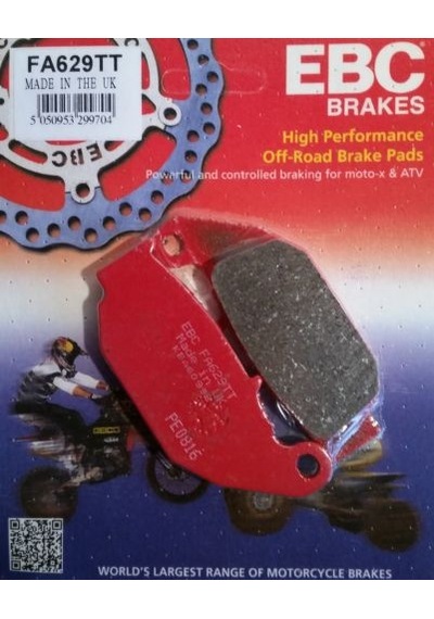 Honda Crf 250 Rally Arka Fren Balatası Ebc Fa629Tt Karbon Balata
