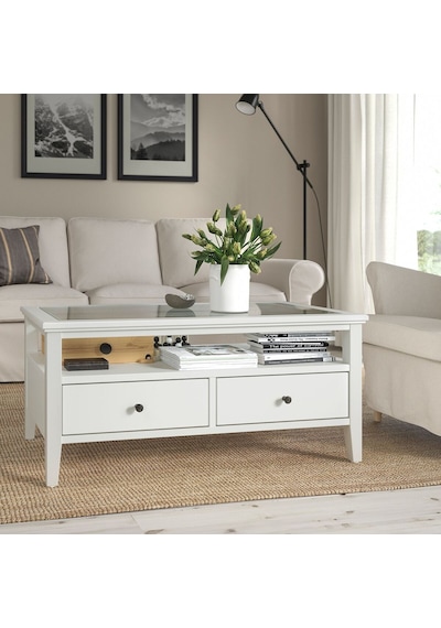 Orta Sehpa, Beyaz, 107x55 Cm Beyaz Orta Sehpa, Beyaz, 107x55 Cm Beyaz