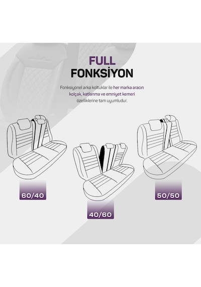 Otom Comfortline Vip Design Oto Koltuk Kılıfı 550066789