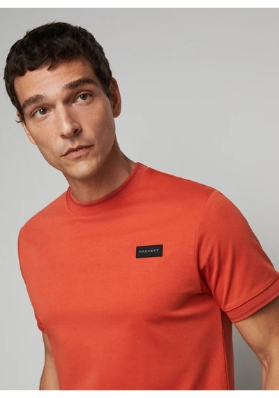 Hackett Turuncu Erkek %100 Pamuk Slim Fit T-shirt Hm500782