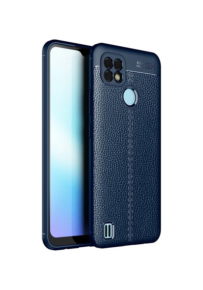 Newface - 838 - Realme C21 Kılıf Auto Focus Kapak - Kmrsfres - - Lacivert