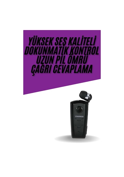 Yaka Kulaklığı Andorid Tüm Cep Telefonlarına Uyumlu Mikrofonlu Titreşimli Makaralı - Lisinya