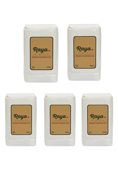 Organik Tam Buğday Unu 5 Li Set 1 Kg X 5