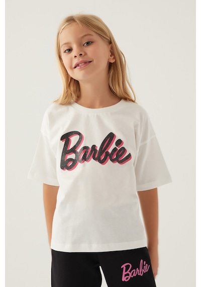 Barbie Kız Çocuk Krem Tshirt 5274-43505 Krem