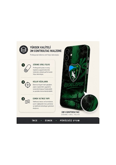 Kocaelispor Tüm Telefonlara Uyumlu Kaplama Sipariş Sonrası Marka Ve Modelinizi İletiniz