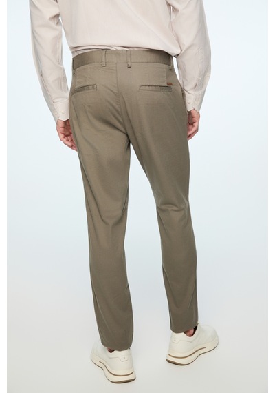 Morven Erkek Çağla Yeşili Pamuk Trend Düz Slim Fit Chino Pantolon 26ys003008705 Çağla Yeşili