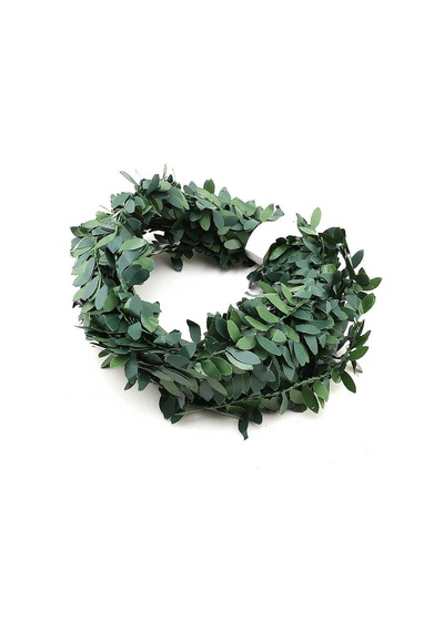 Cajuart 7 Metre Tel Yaprak Şerit Yapay Taç Sarmaşık Çiçek Süs