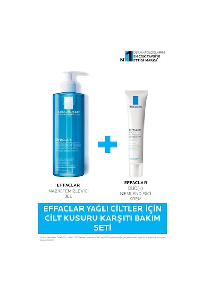 Effaclar Yağlı Ciltler İçin Cilt Kusuru Karşıtı Bakım Seti Glb20200225012