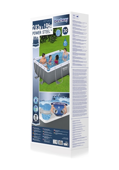 Bestway Gölgelikli Prefabrik Havuz Seti 282x196x84cm Bw568 56629