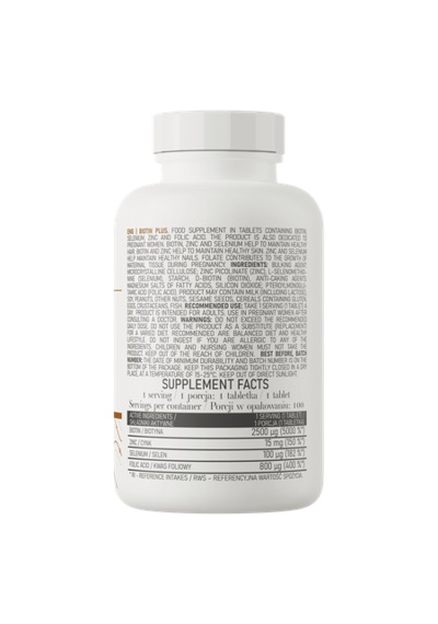 Ostrovit Biotin Hair Plus 100 Tablet - Saç , Cilt , Tırnak Dökülm