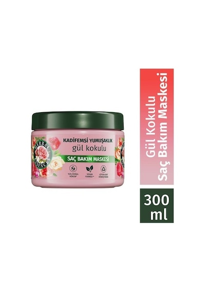 Gül Kokulu Kadifemsi Yumuşaklık Saç Bakım Maskesi 300 Ml