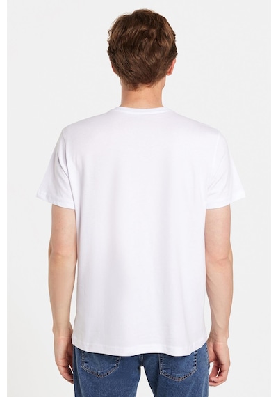 Tudors Erkek Slim Fit Dar Kesim %100 Pamuk Yumuşak Dokulu Baskılı Beyaz Bisiklet Yaka Tişört-33175 Beyaz Tudors Erkek Slim Fit Dar Kesim %100 Pamuk Yumuşak Dokulu Baskılı Beyaz Bisiklet Yaka Tişört-33175 Beyaz