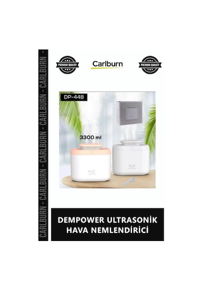 Özel Üretim Sessiz Buhar Makinesi Aroma Difüzörü Led Işıklı Dempower Ultrasonik Hava Nemlendirici