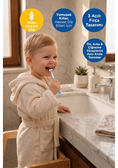 Toothhugger 3 Boyutlu Hassas Çocuk Diş Fırçası Coco