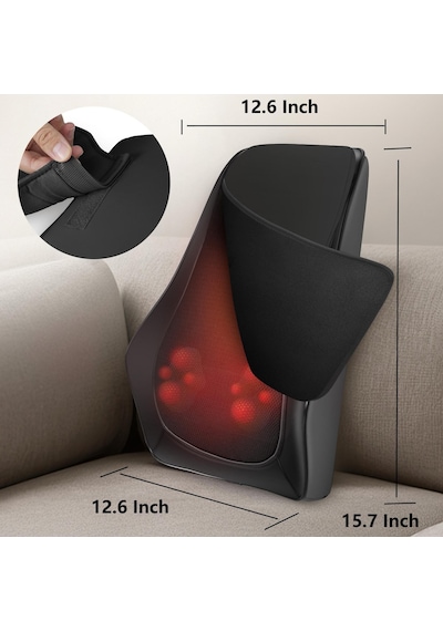Comfıer Boyun Masajı, Shiatsu Masajı 4d Yoğurma Sırt Masajı, Boyun İçin Masaj Yastığı, Omuz Sırtı, Erkekler, Kadınlar, Anne, Baba İçin Hediyeler Comfıer Boyun Masajı, Shiatsu Masajı 4d Yoğurma Sırt Masajı, Boyun İçin Masaj Yastığı, Omuz Sırtı, Erkekler, Kadınlar, Anne, Baba İçin Hediyeler