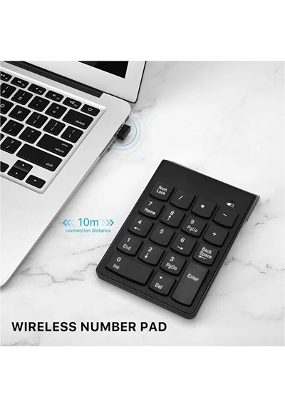 Kablosuz Numeric Keypad 18 Tuşlu Sayısal Tuş Takımı Klavye Numpad