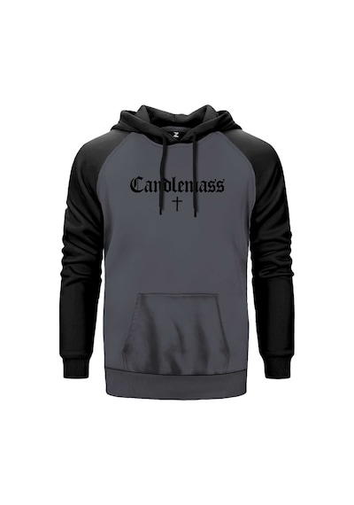 Candlemass Classic Gri Renk Reglan Kol Sweatshirt Gri