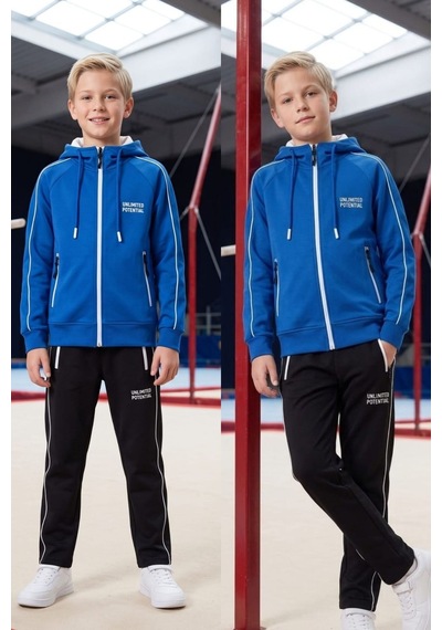 Pina Kids Erkek Çocuk Unlimited Şeritli Kapüşonlu Düz Paça Reglan Kol Dalgıç Kumaş Eşofman Takımı Esf7014 Mavi Pina Kids Erkek Çocuk Unlimited Şeritli Kapüşonlu Düz Paça Reglan Kol Dalgıç Kumaş Eşofman Takımı Esf7014 Mavi
