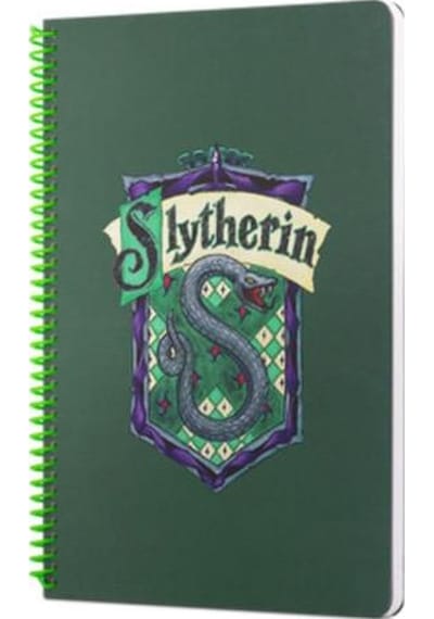 Mabbels Harry Potter Slytherin Spiralli Not Defteri Yeşil 80 Yaprak Çizgili 17x24cm Dft-388579