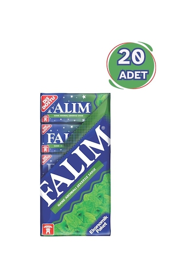 Falım 5'li Nane Aromalı Şekersiz Sakız 20 x 35 G