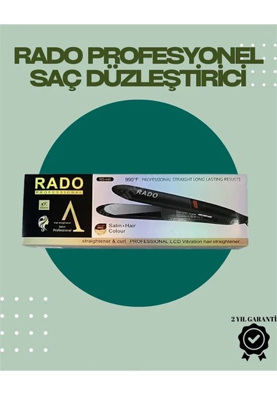Rado Rd-446 Titanyum Seramik, 2. 5 Metre Kablo, Hızlı Isınan Saç Düzleştirici