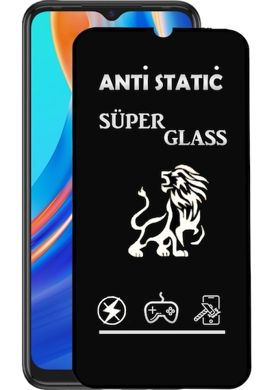 Tecno Uyumlu Spark 7t Tam Kaplayan Anti Statik Dayanıklı Süper Cam Ekran Koruyucu