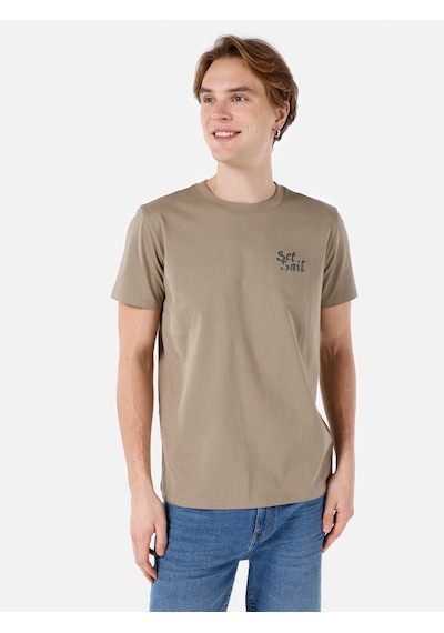 Colin's Colins Gri Erkek Tshirt K.Kol Cl1068195 Q1.V2 Tpe Gri