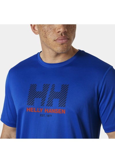 Helly Hansen Hh Tech Graphic 2.0 Erkek T-shirt-29793 Mavi