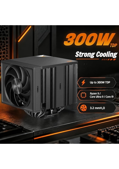 Cps Rz820 Cpu Hava Soğutucu, Dört 8mm Ve Dört 6mm Isı Borulu 290w Tdp Çift Kule Soğutucu, Çift Pwm Fan, Intel Lga Diğer Cps Rz820 Cpu Hava Soğutucu, Dört 8mm Ve Dört 6mm Isı Borulu 290w Tdp Çift Kule Soğutucu, Çift Pwm Fan, Intel Lga Diğer