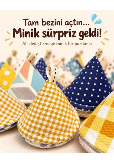 5'li Erkek Bebek Bezi Değiştirme Koruyucusu Pee Cap