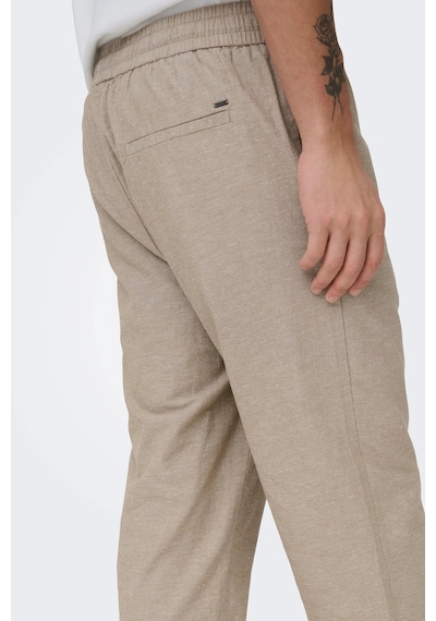 Only & Sons Onslinus Keten Ve Pamuk Karışımlı Tapered Fit Daralan Paça Pantolon Erkek Pantolon 22024966 Bej-bej Only & Sons Onslinus Keten Ve Pamuk Karışımlı Tapered Fit Daralan Paça Pantolon Erkek Pantolon 22024966 Bej-bej
