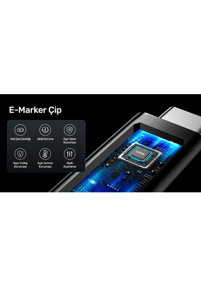 Unıtek 240w Usb4 Type-c Kablo C14100abk01-2m