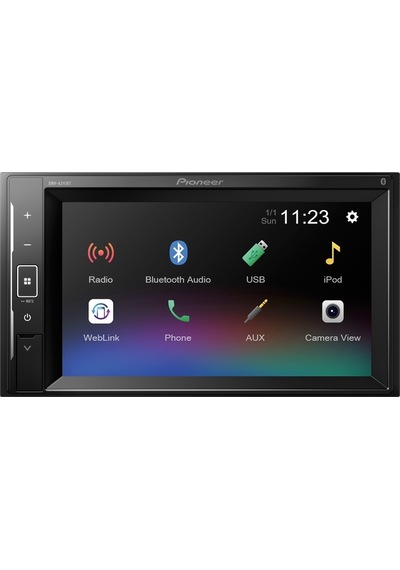Pioneer Dmh-a241bt Double Bluetooth Usb Aux App-android 3 Amfi
